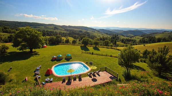 Top 5 campings dans le Lot ayant des piscines incroyables